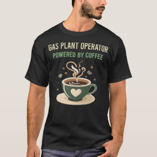 Von Pflanze für Kaffeegas betreut T-Shirt