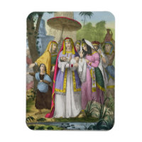 Von Pharao's Daughter Gerettet Moses aus einer Bib