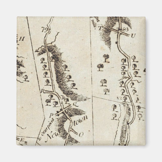 Von Philadelphia nach Annapolis Md 57 Magnet (Vorne)