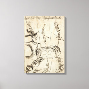 Von Philadelphia zu AnnapolisMd 56 Leinwanddruck