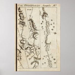 Von Philadelphia zu AnnapolisMd 57 Poster