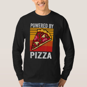 Von Pizza befeuerte italienische Lebensmittel Männ T-Shirt