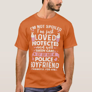 Von Polizei-Freund Proud Polizei geschützt geliebt T-Shirt