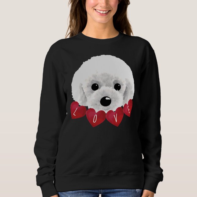 von Poodle Sweatshirt (Vorderseite)