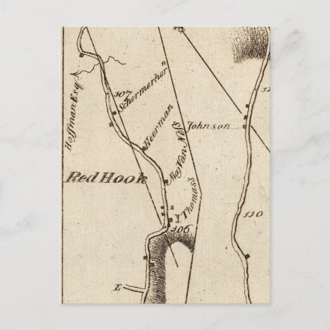 Von Poughkeepsie nach Albany 22 Postkarte (Vorderseite)