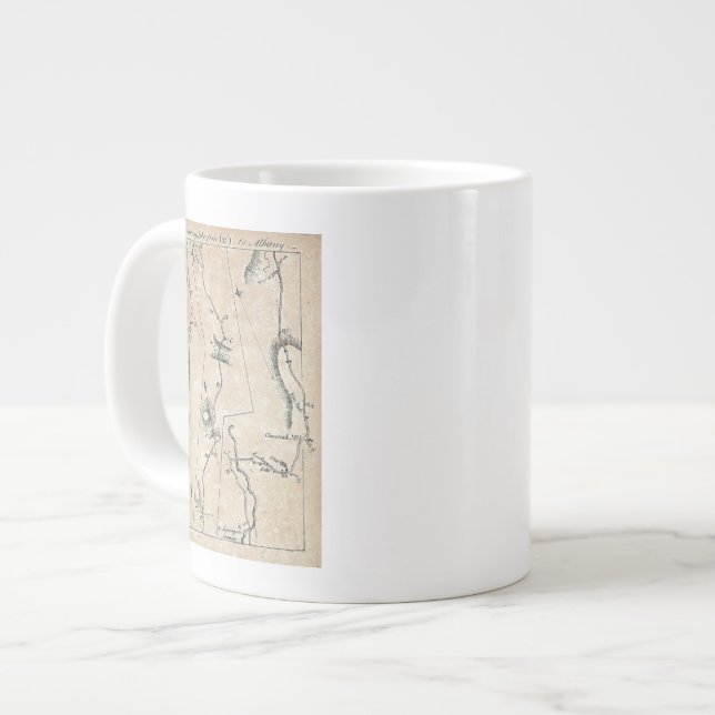 Von Poughkeepsie nach Albany 23 Jumbo-Tasse (Vorderseite Links)