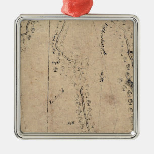 Von Poughkeepsie nach Albany 25 Ornament Aus Metall