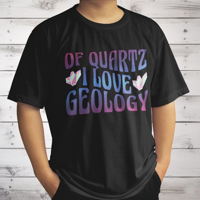 von Quartz I Liebe Geology, Rock Collector Geologi T-Shirt (Von Creator hochgeladen)