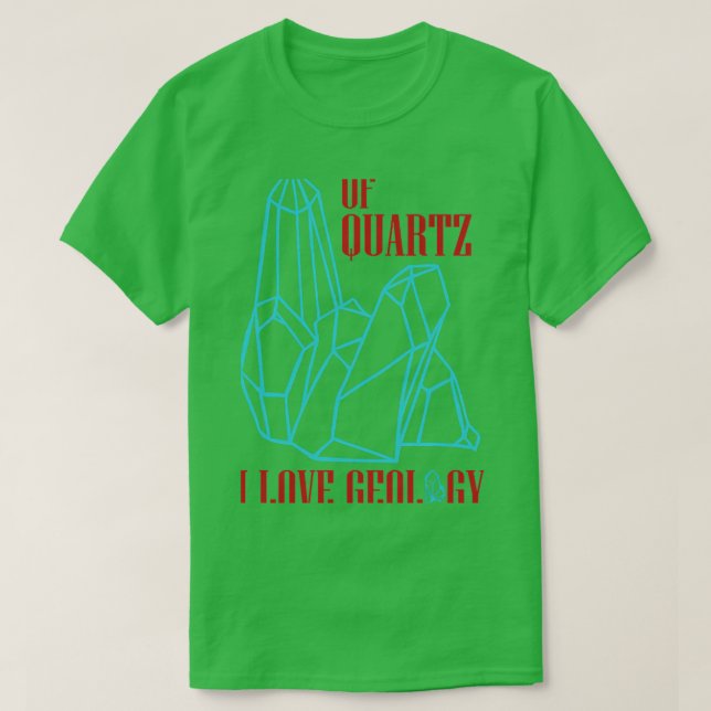 von Quarz I Liebe Geologie 9 T-Shirt (Design vorne)