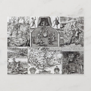 von Robert Vaughan eingegraben Postkarte