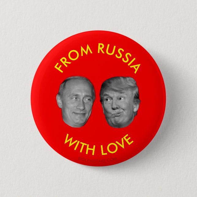 VON RUSSLAND MIT LIEBE BUTTON (Vorderseite)