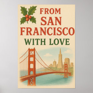 Von San Francisco aus mit Liebe - Weihnachten Poster
