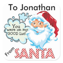 Von SANTA Christmas Sticker - SRF