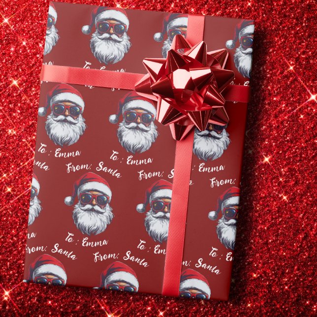 Von Santa Claus Geschenkverpackung, benutzerdefini Geschenkpapier (Von Creator hochgeladen)