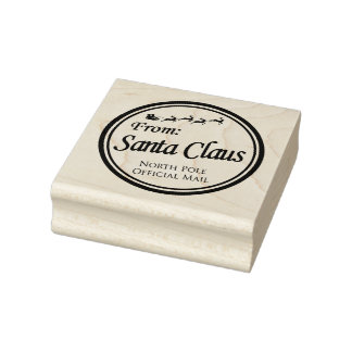 Von Santa Claus North Pole Offizielle Post Gummistempel
