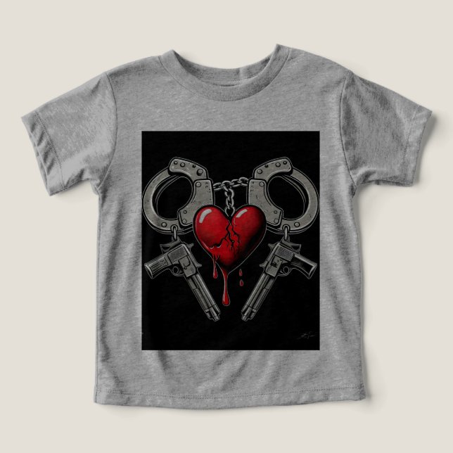 Von Schicksal gegrenzt - Vintage Handschellen und  (Design Vorderseite)