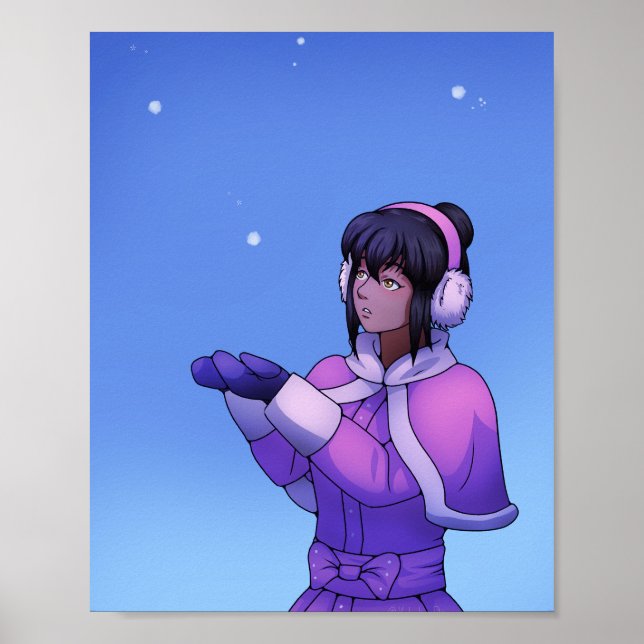 Von Schnee überrascht Poster (Vorne)