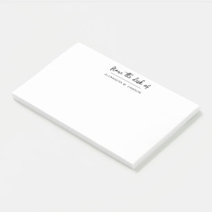 Von Schreibtisch von Simple Script Personalisierte Post-it Klebezettel