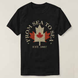Von Sea bis Sea Canada est. 1867 T-Shirt