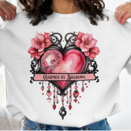 Von Shadows White Sweatshirt bezaubert