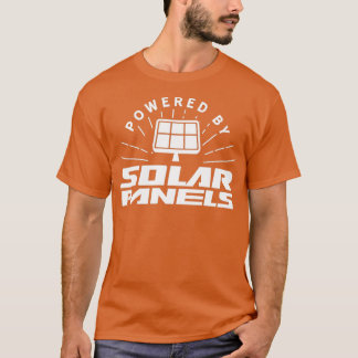 Von Solarzellen betrieben T-Shirt