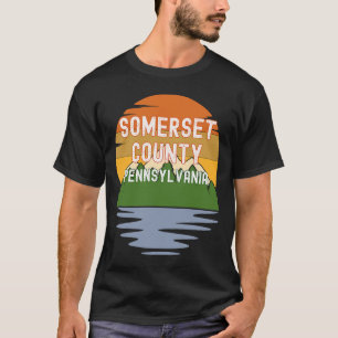 Von Somerset Landkreis Pennsylvania Vintag Sunset T-Shirt
