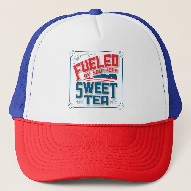 Von Southern Sweet Tea Trucker Hat gespeist Truckerkappe (Vorderseite)