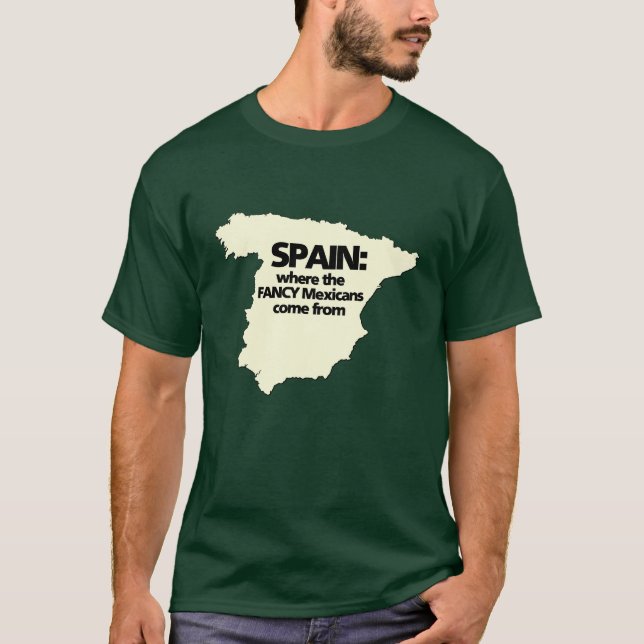 Von Spanien, dem die EXTRAVAGANTEN Mexikaner T-Shirt (Vorderseite)