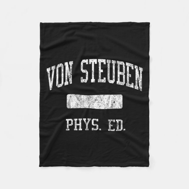 Von Steuben High School Hs Chicago Il Phys Ed  Fleecedecke (Vorderseite)