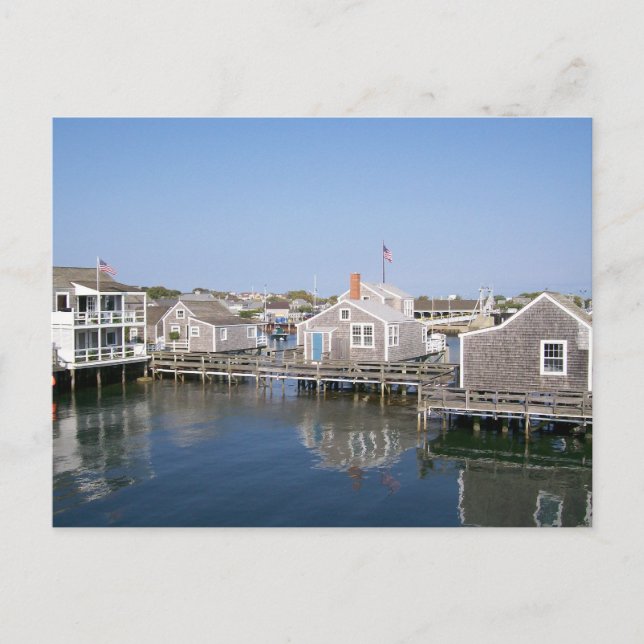 Von Straight Wharf Postkarte (Vorderseite)