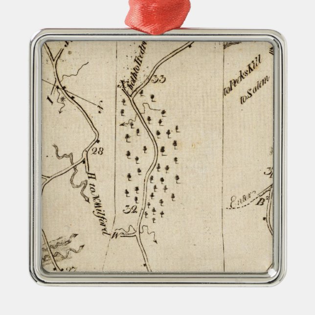 Von Stratford zu Poughkeepsie 17 Ornament Aus Metall (Vorne)