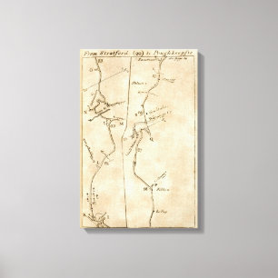 Von Stratford zu Poughkeepsie 20 Leinwanddruck