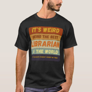 Von Student bis zum besten Bibliothekar der Welt V T-Shirt