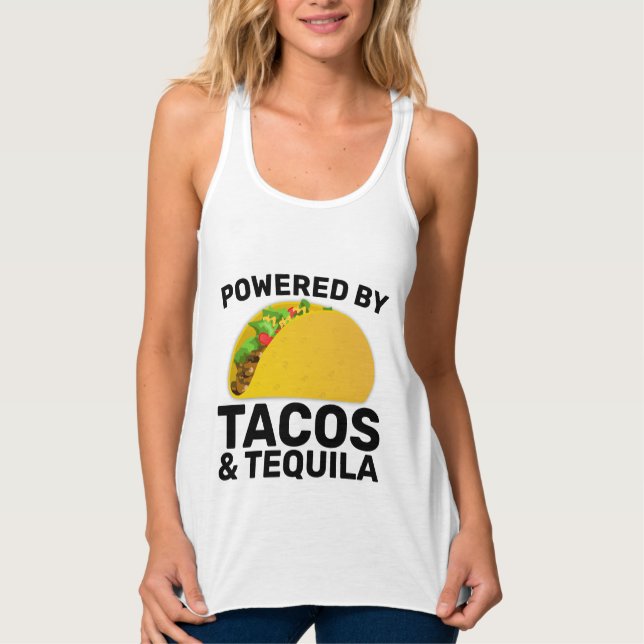 VON TACOS- UND TEQUILA-T - Shirt BEFUGT (Vorderseite)