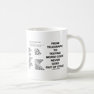 Von Telegrafie zu Texten: Morsecode verliert nie s Tasse
