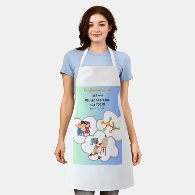 von Thankfull togather 365 days Dankbarkeit Schürze (Getragen)