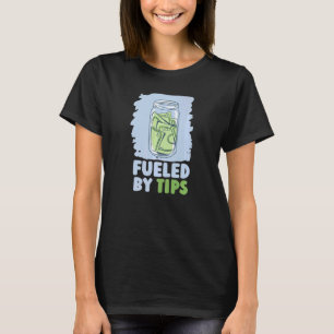 Von Tips Server Restaurant Worker Waiter Wa gespei T-Shirt