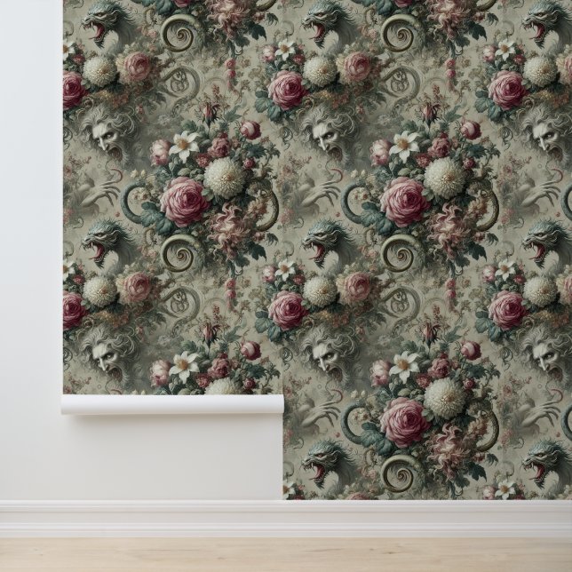 Von Tone & Schwanz - gotisches Viktorianisches Des Tapete (Anwendung)