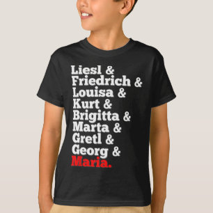 Von Trapp Familiensingers Sound of Music T-Shirt
