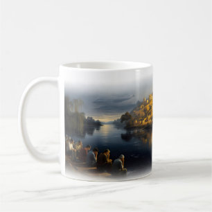 Von Trauer zu Freude am Fluss Mug Kaffeetasse
