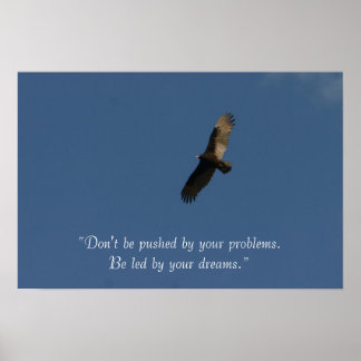 Von Träumen geleitet sein Poster