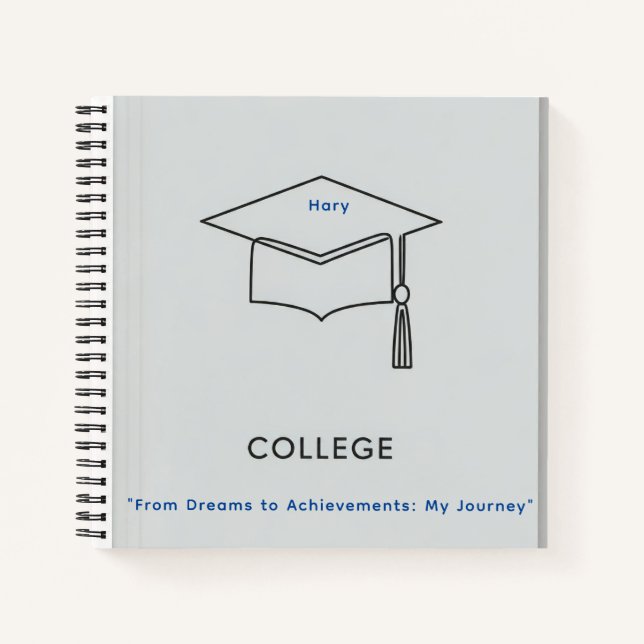 "Von Träumen zu Errungenschaften: Schreiben Sie Ih Notizbuch (Vorderseite)