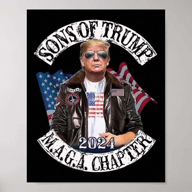 Von Trump Maga Kapitel 2024 Poster (Vorne)