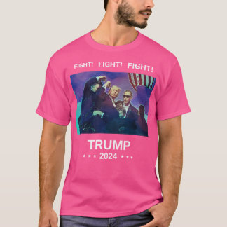 Von Trumps Kampf (weißer Text) T-Shirt