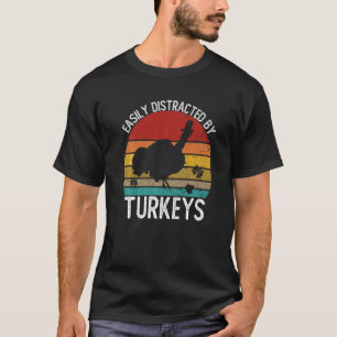 Von Truthühnern Vintage Türkei leicht abgelenkt T-Shirt