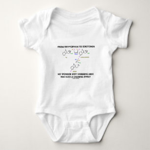 Von Tryptophan zu Serotonin (Chemie-Spaß) Baby Strampler