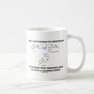 Von Tryptophan zu Serotonin (Chemie-Spaß) Kaffeetasse