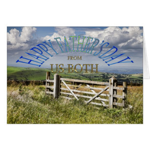 Von uns beiden, eine Vaterlandschaft mit einem Tor