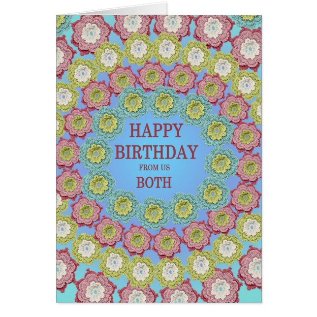 Von uns beiden Geburtstagskirchen-Blume (Vorne)