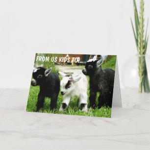 VON UNS KINDER ZUM KIND IN IHNEN GEBURTSTAG KARTE